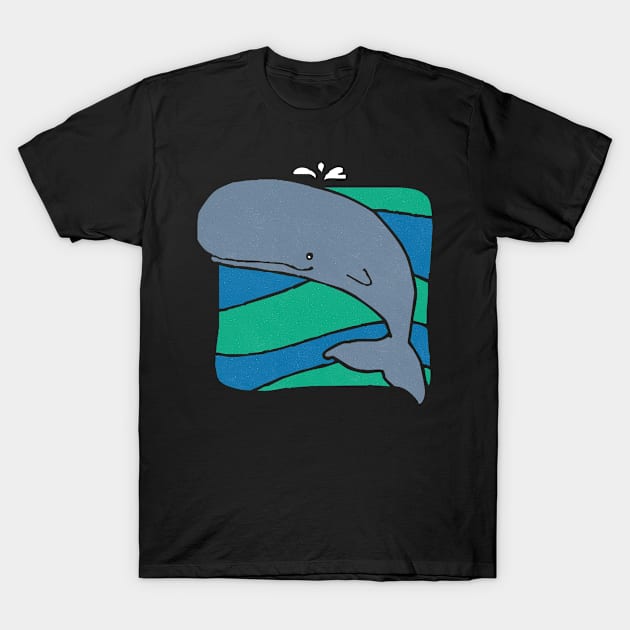 Whale T-Shirt by AnKa Art